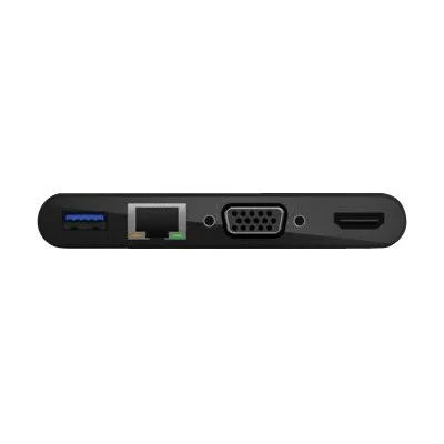 Adaptador Belkin USB-C a GBE, HDMI, VGA y USB